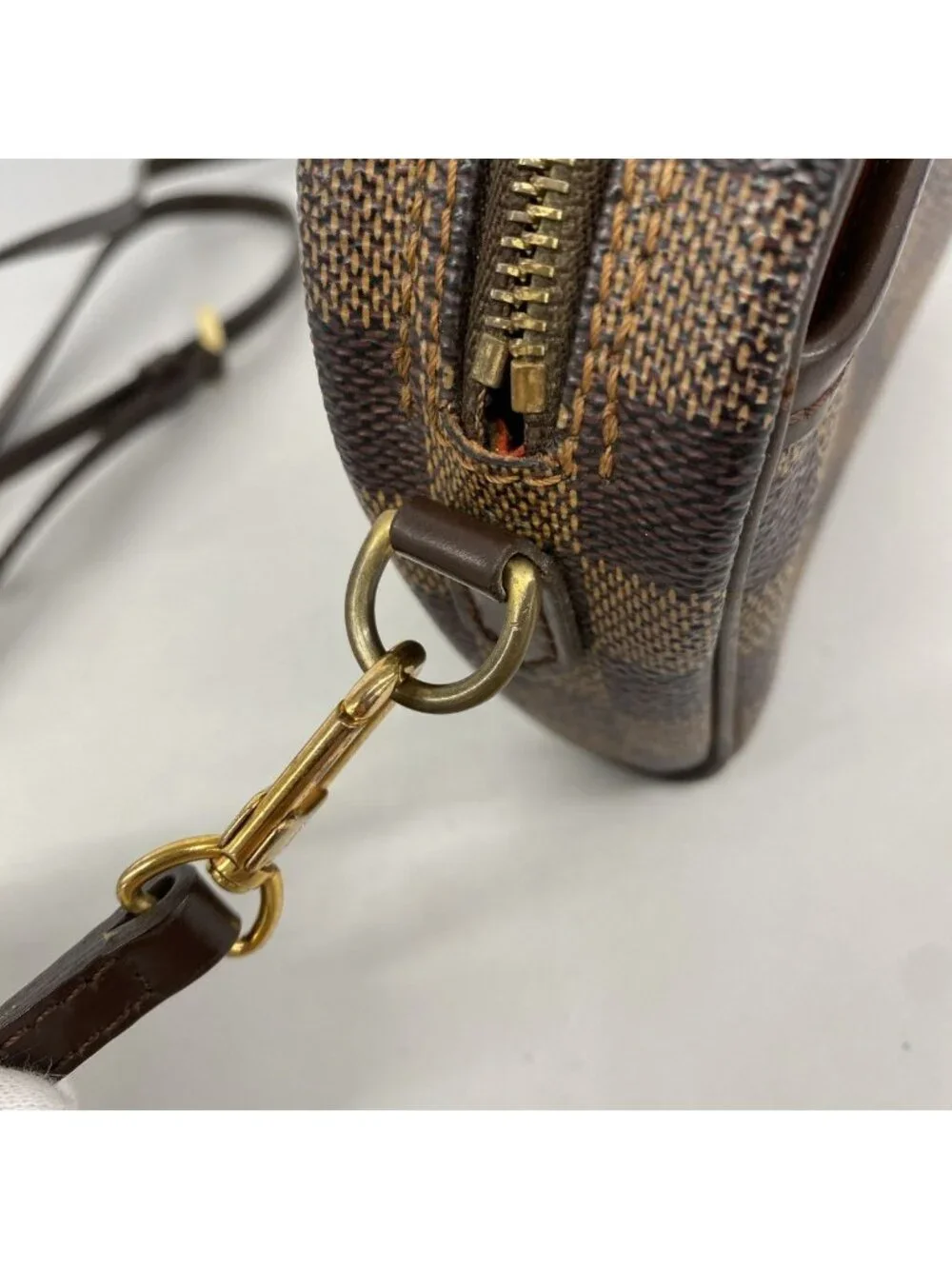 Louis Vuitton Shoulder Bag Damier Pochette Ipanema Ebene - Picture 9 of 10